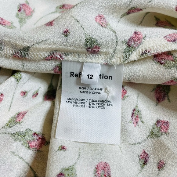 Reformation mini rose print dress - Picture 9 of 15